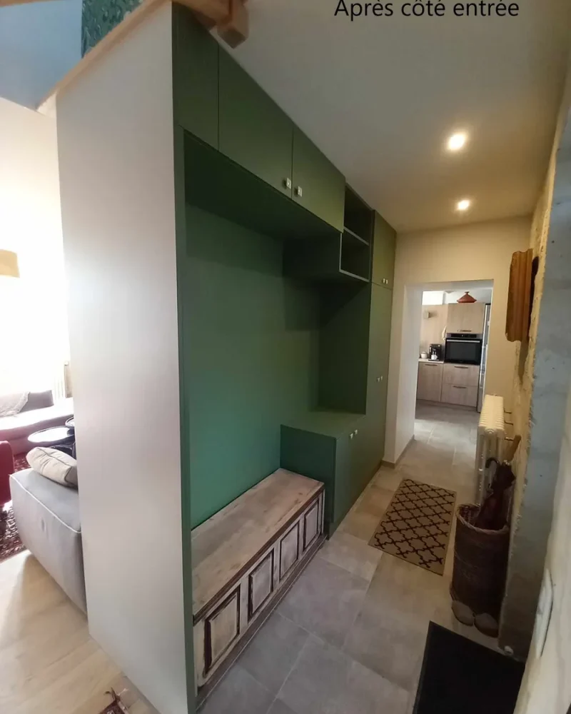 Dressing double face coté entrée-petite